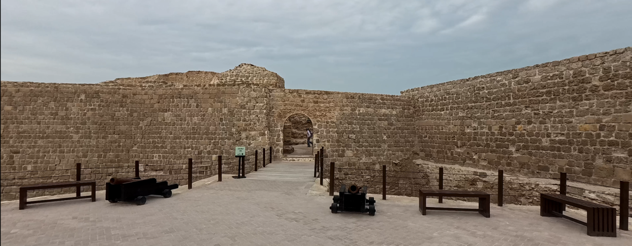 Qal'at al-Bahrain, entance, Manama, Bahrain